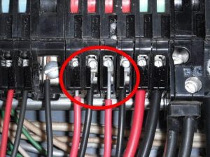 Aluminum wiring identified during a Kingston-area home inspection with Bill Stevenson, REALTOR® at Century 21 Lanthorn Real Estate Ltd.