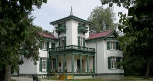 Bellevue House Kingston Ontario, Italianate villa and former home of Canada’s first Prime Minister Sir John A. Macdonald.