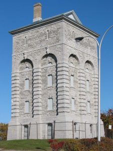 KP water tower near Richardson Stadium, Kingston