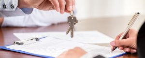 Receiving the keys to your new home