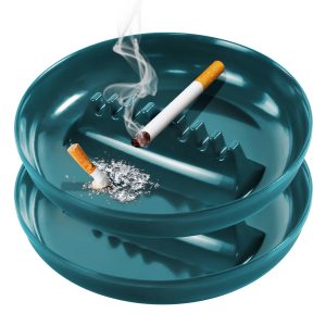 Cigarette smoke in ashtray showing odours that can turn Kingston home buyers away