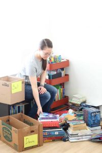Decluttering books and organizing items before selling a Kingston home with advice from Bill Stevenson REALTOR® at Century 21 Lanthorn Real Estate