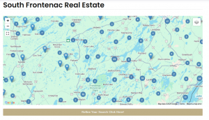 House hunting in South Frontenac with MLS® map of current listings