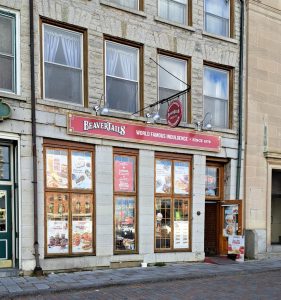 BeaverTails storefront facing Kingston’s historic Market Square.