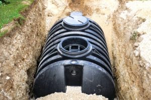 A septic tank being installed in a rural Kingston area property. Bill Stevenson, REALTOR, Century 21 Lanthorn Real Estate Ltd., Brokerage.