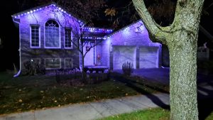 Curb appeal in Kingston Ontario with exterior lighting at night, Bill Stevenson, REALTOR®, Century 21 Lanthorn Real Estate Ltd., Brokerage