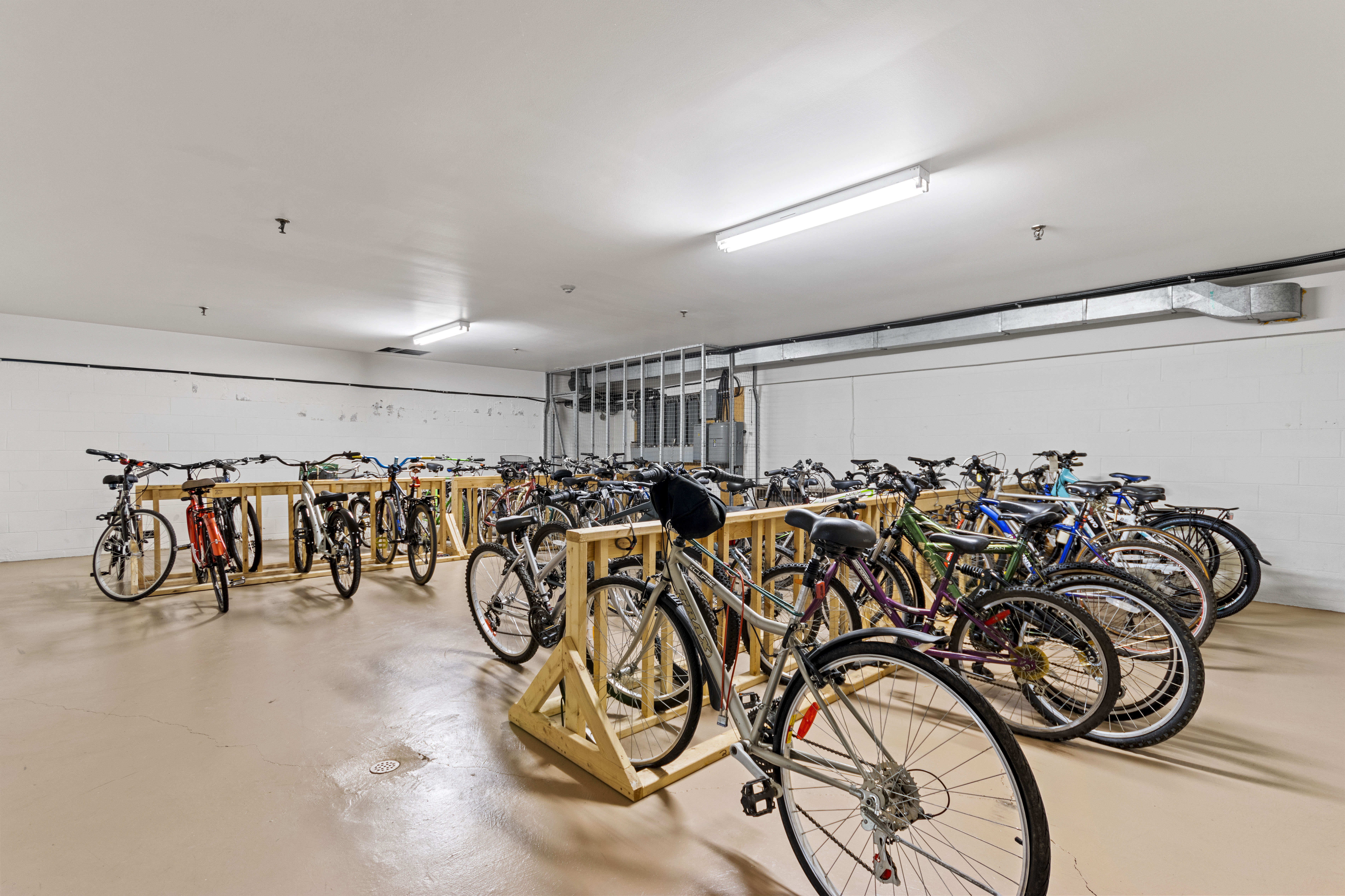 Bike storage room in Kingston Ontario condo, secure indoor bicycle racks, Bill Stevenson REALTOR®, Century 21 Lanthorn Real Estate Ltd., Brokerage