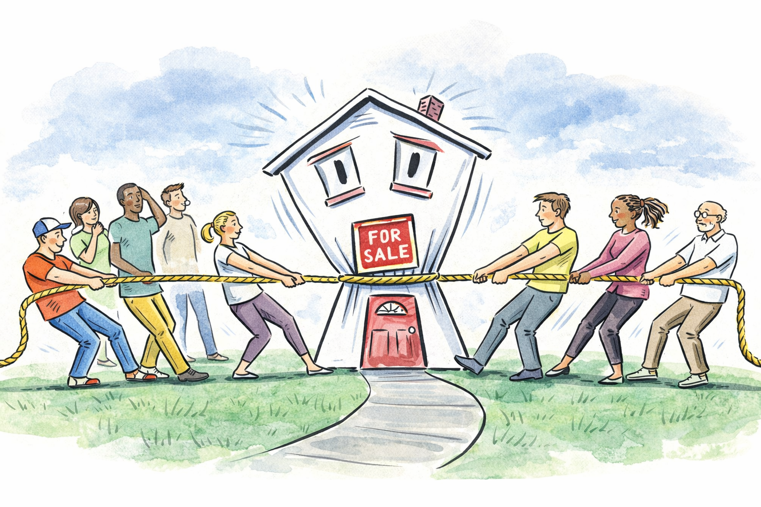 Bidding wars for a house illustration Bill Stevenson, REALTOR®, Century 21 Lanthorn Real Estate Ltd., Brokerage