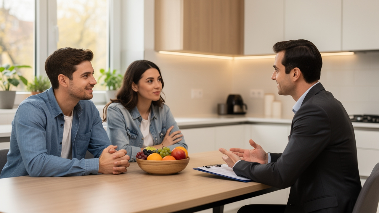 Couple meeting with advisor to discuss mortgage pre approval before buying a home in Kingston Ontario, Bill Stevenson REALTOR®, Century 21 Lanthorn Real Estate Ltd., Brokerage