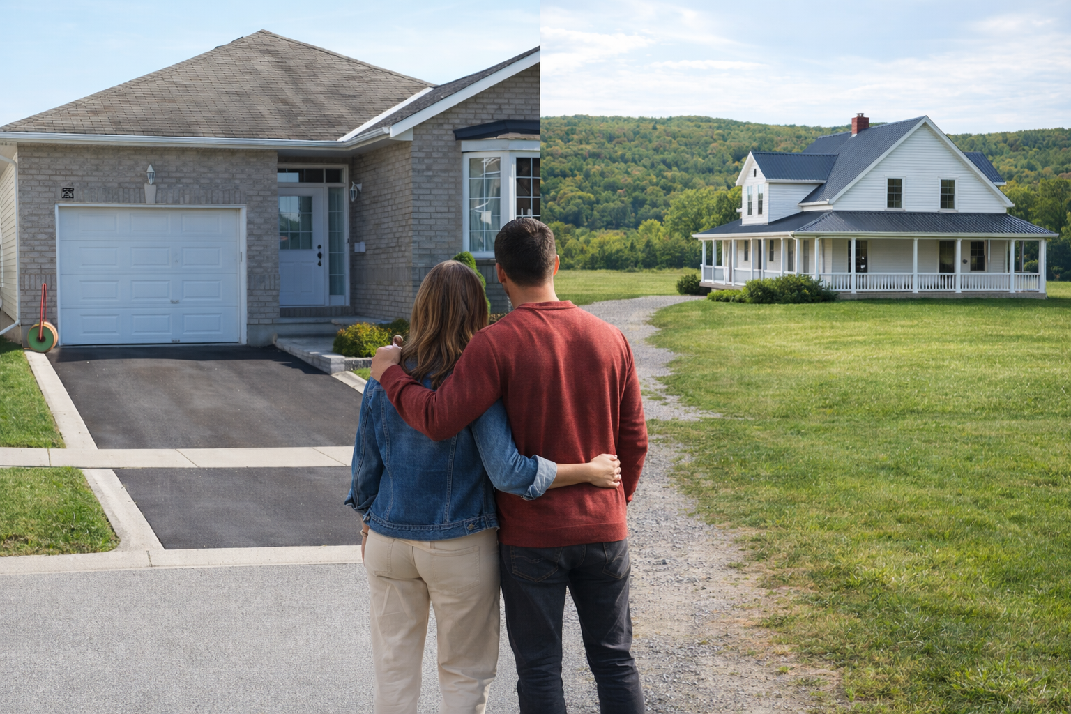 Bill Stevenson REALTOR® couple comparing two homes real estate decisionBill Stevenson REALTOR® couple comparing two homes real estate decision
